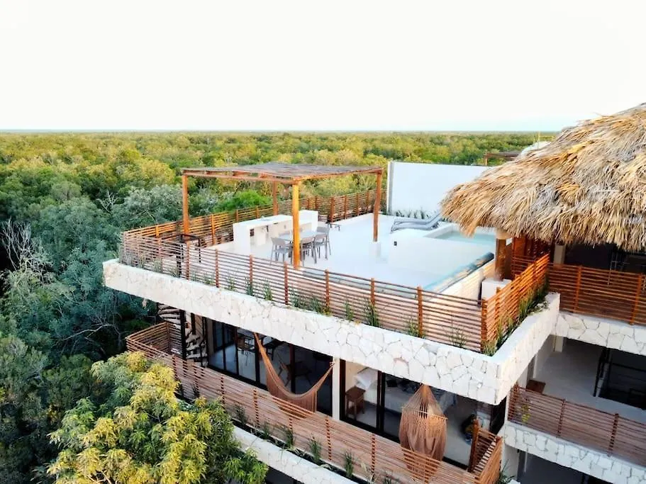 Appartamento Private Rooftop Penthouse With Pool, Bbq & Jungle View Tulum Messico