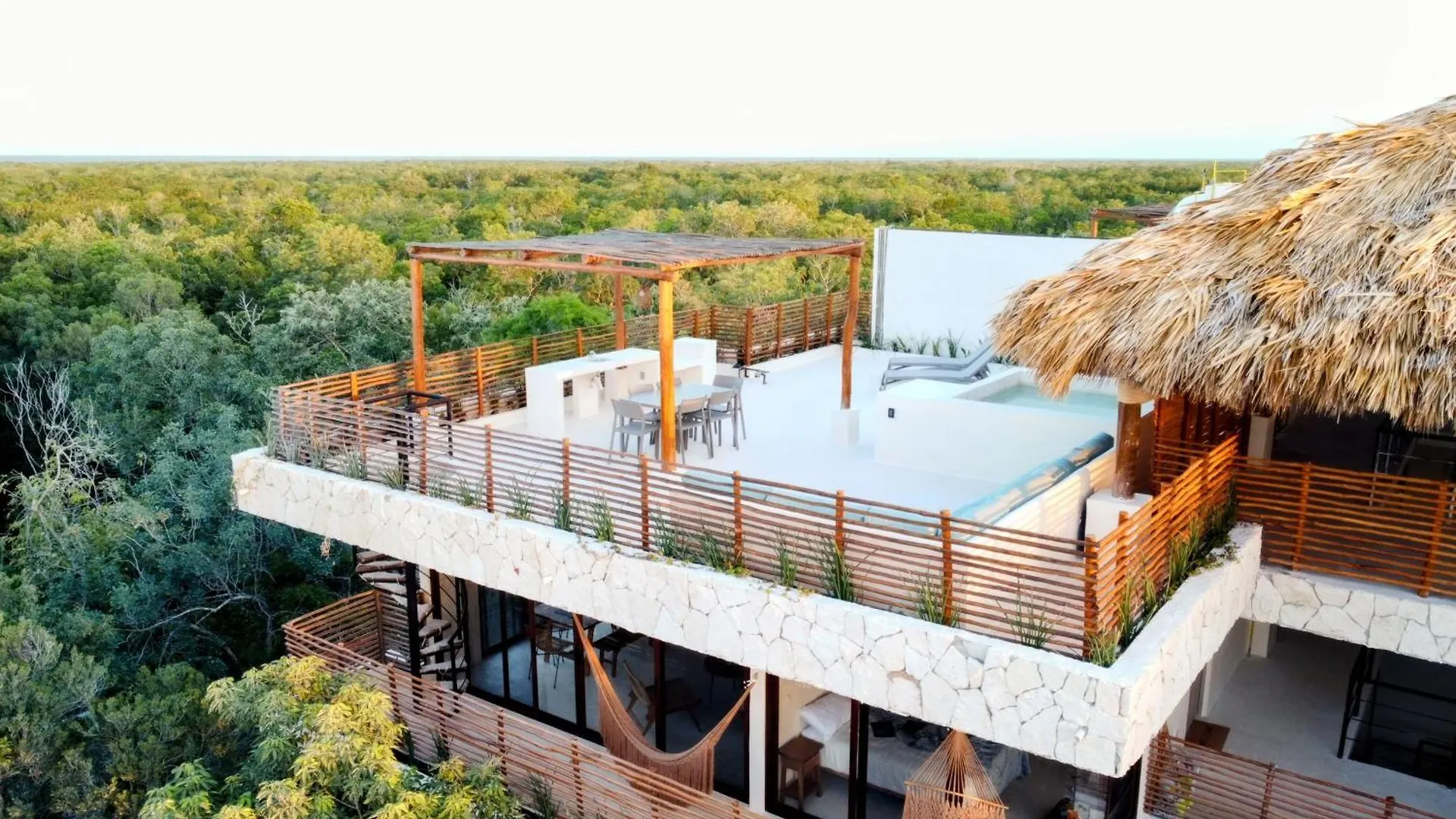 Appartamento Private Rooftop Penthouse With Pool, Bbq & Jungle View Tulum Messico